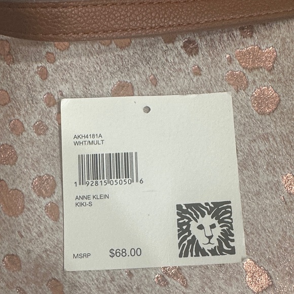NWT Anne Klein White and Brown Crossbody Bag - Picture 8 of 8